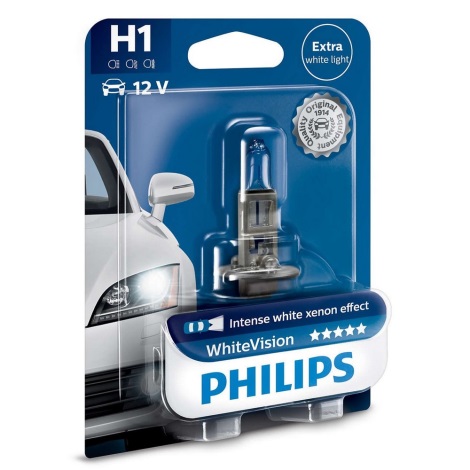 Autopolttimo Philips WHITE VISION 12258WHVB1 H1 P14,5s/55W/12V
