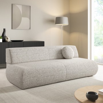 Avattava kolmipaikkainen sohva säilytystilalla PRATO beige