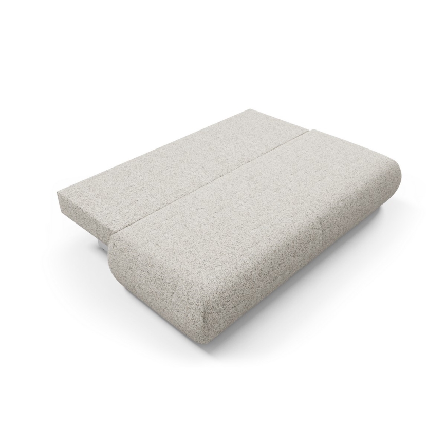 Avattava kolmipaikkainen sohva säilytystilalla PRATO beige