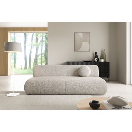 Avattava kolmipaikkainen sohva säilytystilalla PRATO beige
