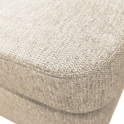 Avattava U-muotoinen kulmasohva säilytystilalla SERPA, oikeanpuoleinen, beige