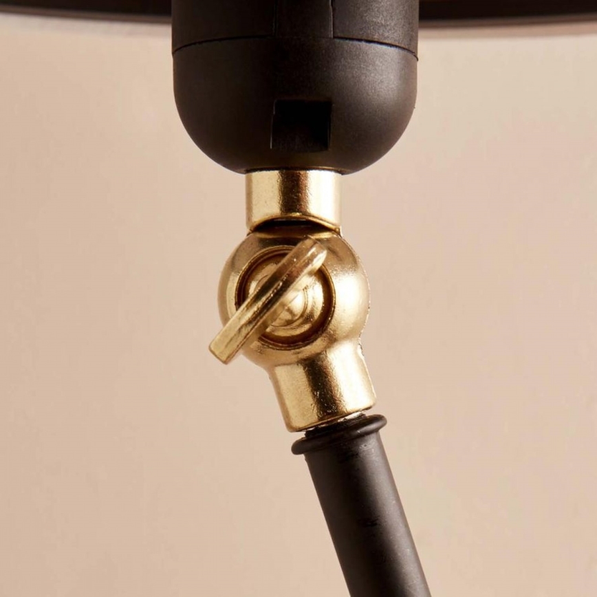 AYD-lattiavalaisin 1xE27/40W/230V, musta/ruskea