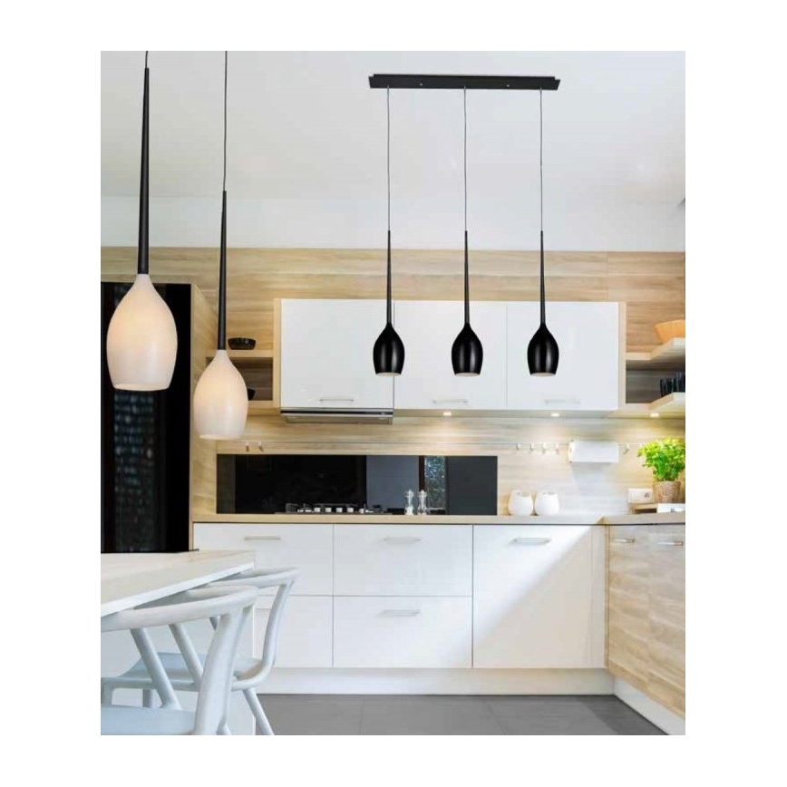 Azzardo AZ0100 - Kattokruunu narulla IZZA 4xE14/40W/230V