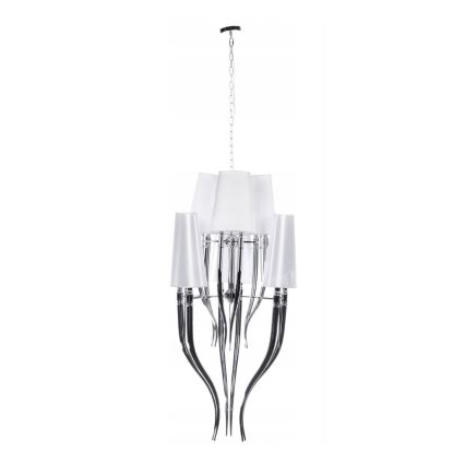 Azzardo AZ0173 - Kattokruunu ketjussa DIABLO 12xE14/11W/230V valkoinen