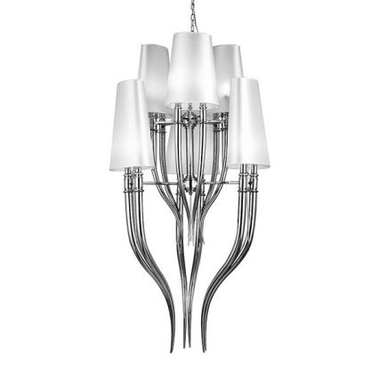 Azzardo AZ0173 - Kattokruunu ketjussa DIABLO 12xE14/11W/230V valkoinen