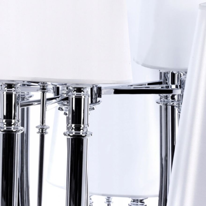 Azzardo AZ0173 - Kattokruunu ketjussa DIABLO 12xE14/11W/230V valkoinen