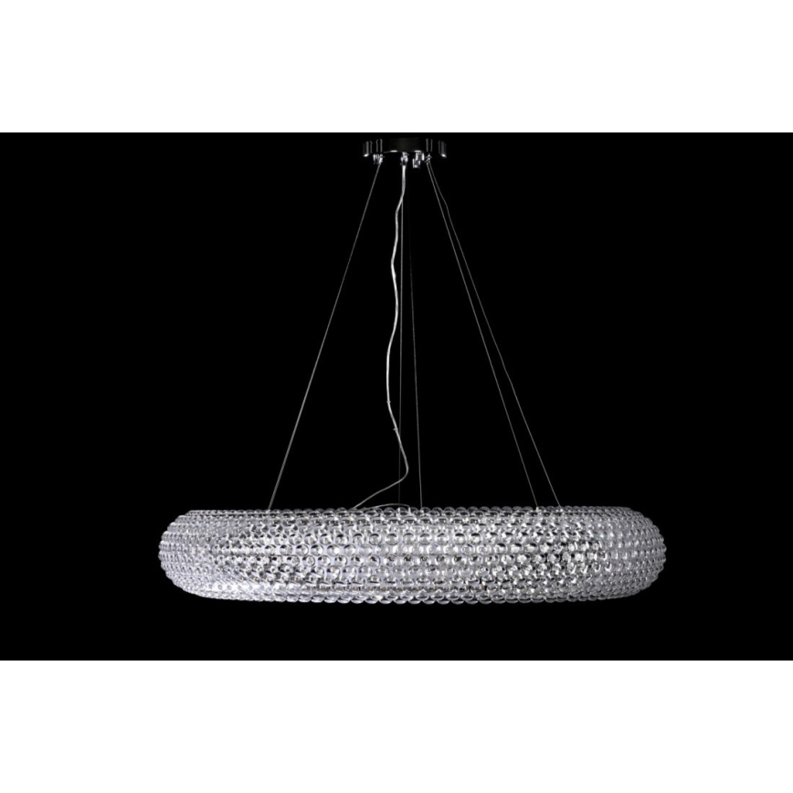 Azzardo AZ0289 - Kattokruunu narulla ACRYLIO 6xT5/40W/230V