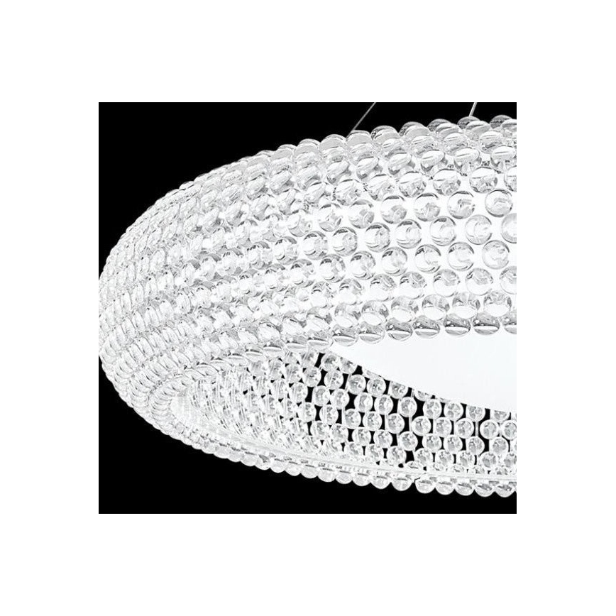 Azzardo AZ0289 - Kattokruunu narulla ACRYLIO 6xT5/40W/230V