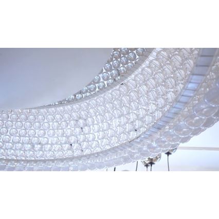 Azzardo AZ0289 - Kattokruunu narulla ACRYLIO 6xT5/40W/230V