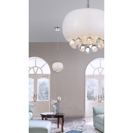 Azzardo AZ0701 - Kattokruunu narulla QUINCE 5xG9/40W/230V