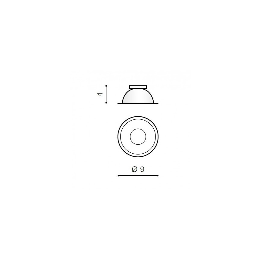 Azzardo AZ0821 - Runko upotetulle valolle REMO