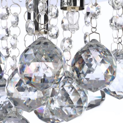 Azzardo AZ1285 - Kristallikattovalaisin BOLLA 3xG9/40W/230V