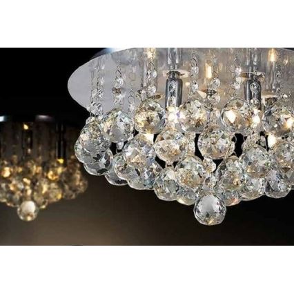 Azzardo AZ1285 - Kristallikattovalaisin BOLLA 3xG9/40W/230V