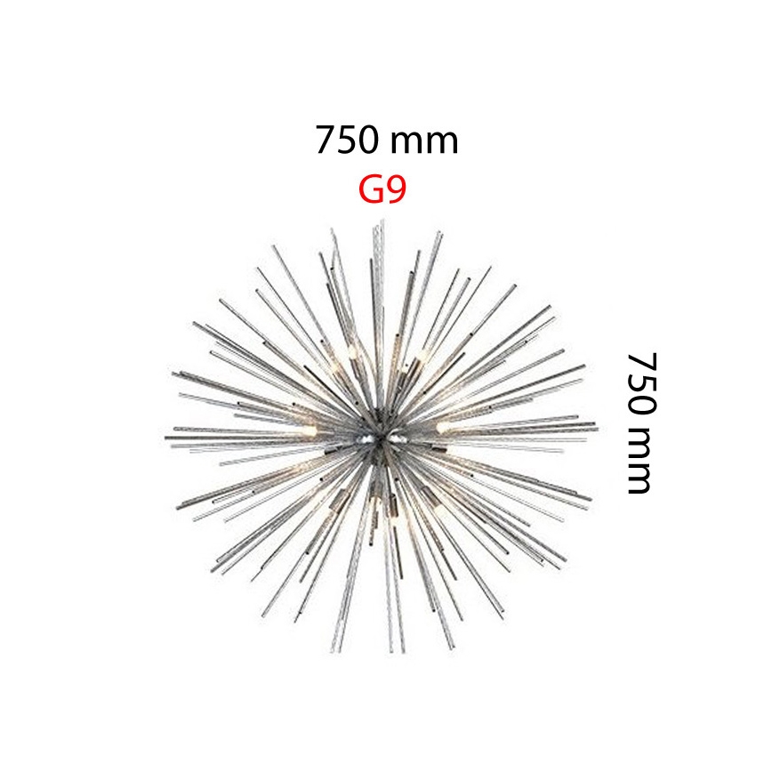 Azzardo AZ2119 - Design-kattovalaisinvarjostin G9, halkaisija 750 mm