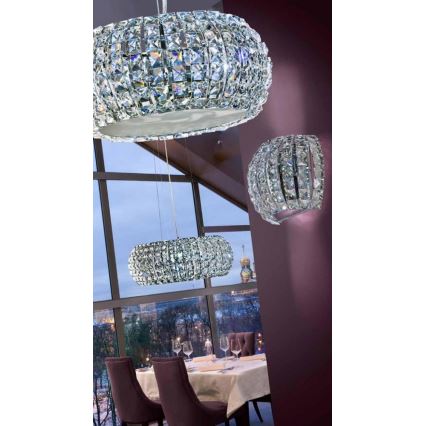 Azzardo AZ2520 - Kristalliseinävalaisin SOPHIA 2xG9/40W/230V