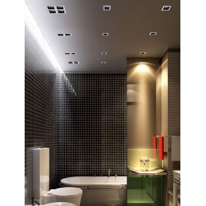 Azzardo AZ2802 - Upotettu valo MINORKA 1xGU10/50W/230V