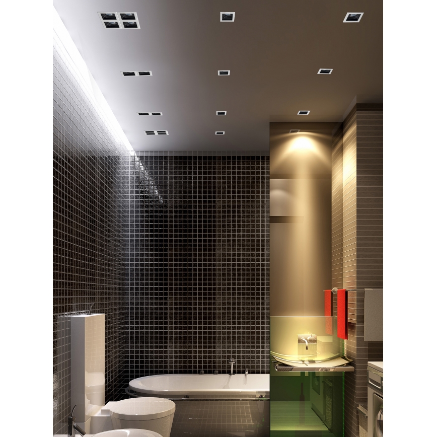 Azzardo AZ2802 - Upotettu valo MINORKA 1xGU10/50W/230V