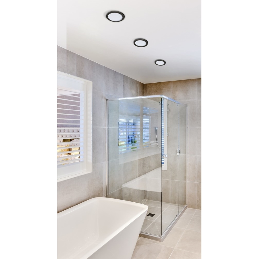 Azzardo AZ2835 - SLIM LED - upotettava kylpyhuonevalaisin 6W/230V IP44 CRI 90