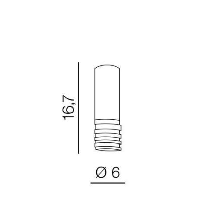 Azzardo AZ3125 - Kattovalo LOCUS 1xGU10/35W/230V