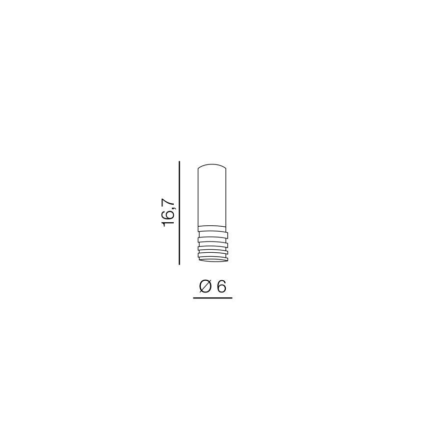 Azzardo AZ3125 - Kattovalo LOCUS 1xGU10/35W/230V