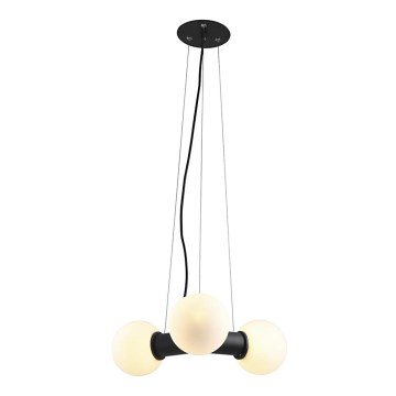 Azzardo AZ3171 - Kattokruunu narulla POPE 3xE27/40W/230V