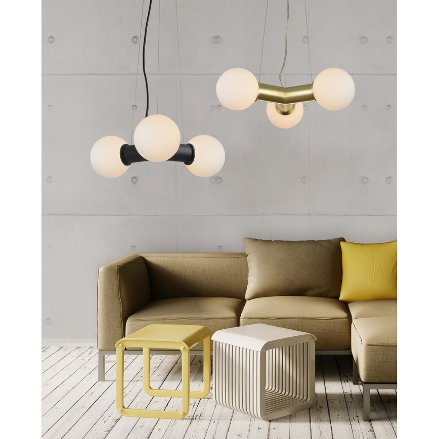 Azzardo AZ3171 - Kattokruunu narulla POPE 3xE27/40W/230V