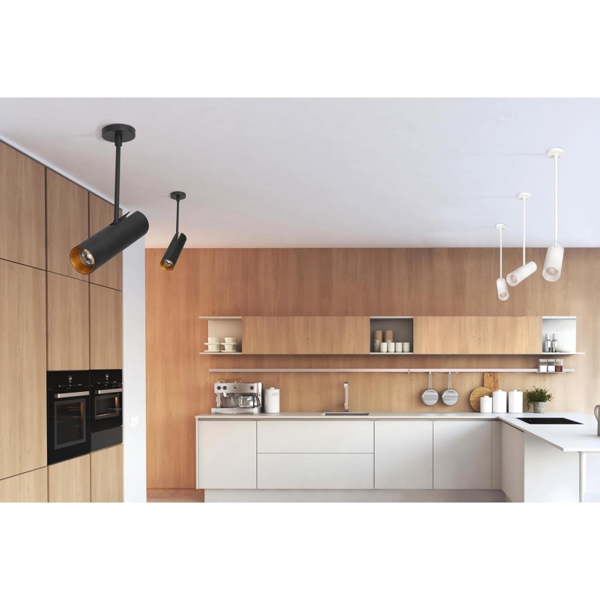 Azzardo AZ3518 - Riippukattokruunu LENS 1xGU10/35W/230V