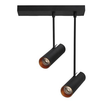 Azzardo AZ3521 - Riippukattokruunu LENS 2xGU10/35W/230V