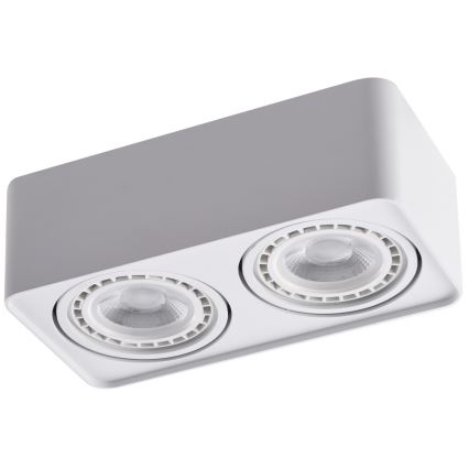 Azzardo AZ4132 - Kohdevalo PAOLA 2xGU10-ES111/16W/230V valkoinen