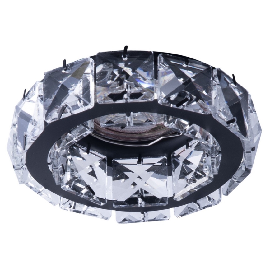 Azzardo AZ4175 - Upotettu valo ESTER 1xGU10/50W/230V pyöreä musta