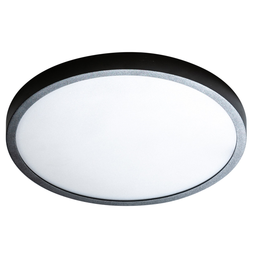 Azzardo AZ4243 - LED-kattovalaisin MALTA LED/24W/230V d. 30 cm musta