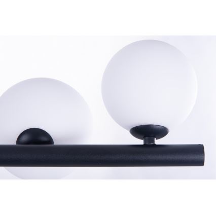 Azzardo AZ4406 - Kattokruunu johdossa SYBILLA 7xG9/25W/230V musta