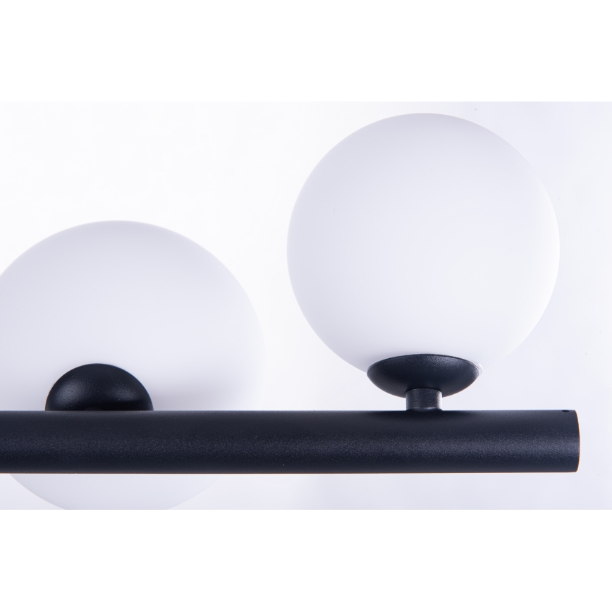 Azzardo AZ4406 - Kattokruunu johdossa SYBILLA 7xG9/25W/230V musta