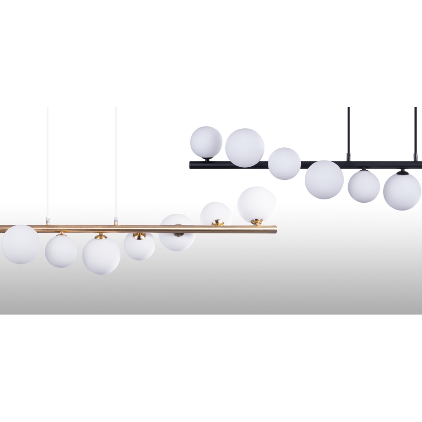 Azzardo AZ4409 - Riippuvalaisin SYBILLA 7xG9/25W/230V kupari