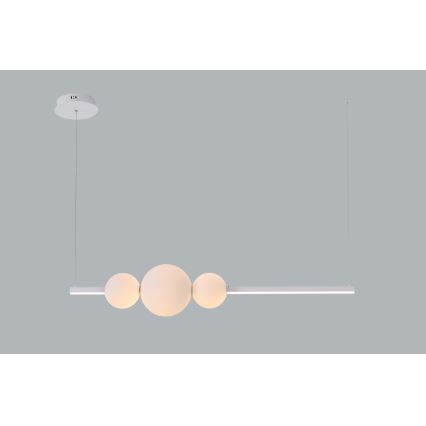 Azzardo AZ4426 - LED Himmennettävä kattokruunu johdossa SANDRA LED/48W/230V valkoinen