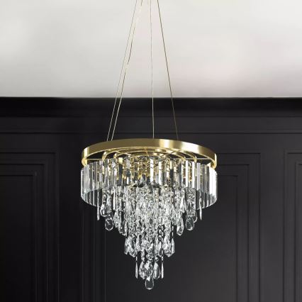 Azzardo AZ4905 - Kristallikruunu johdossa KALABRIA 12xG9/40W/230V