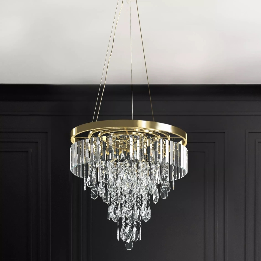 Azzardo AZ4905 - Kristallikruunu johdossa KALABRIA 12xG9/40W/230V