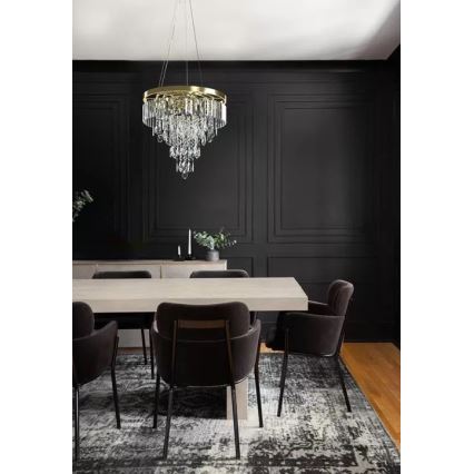 Azzardo AZ4905 - Kristallikruunu johdossa KALABRIA 12xG9/40W/230V