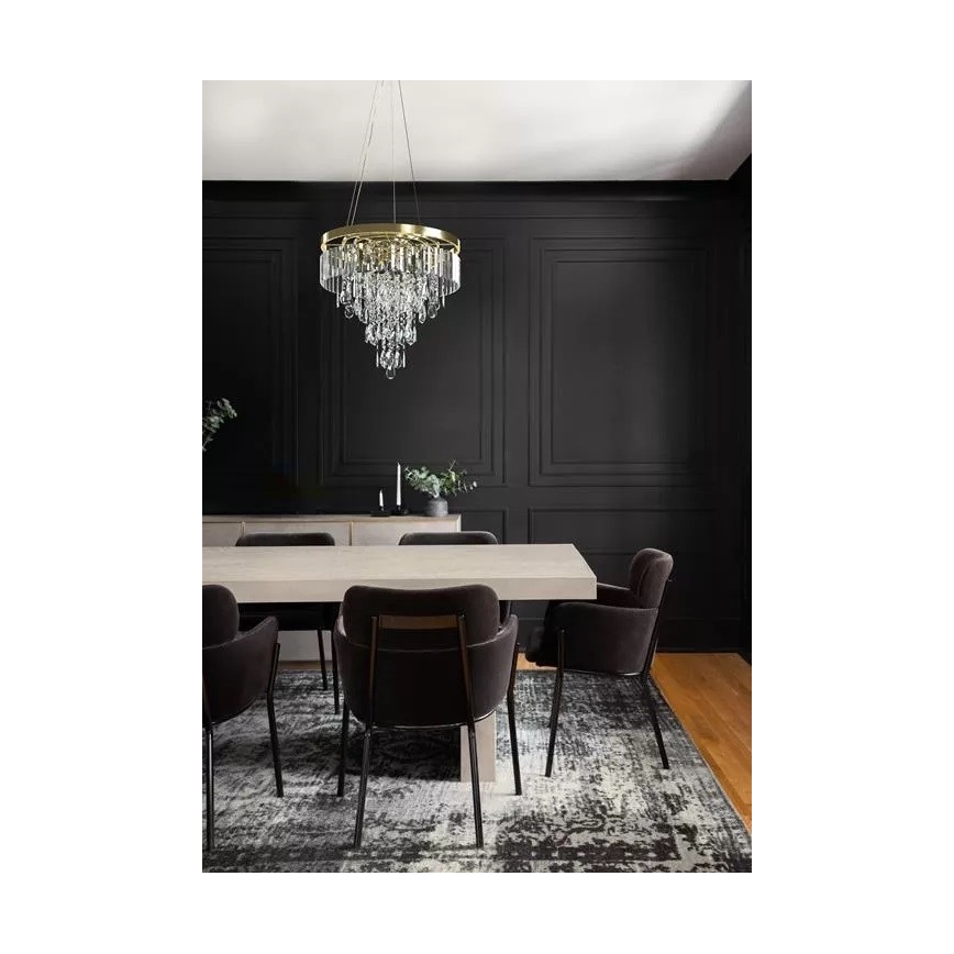 Azzardo AZ4905 - Kristallikruunu johdossa KALABRIA 12xG9/40W/230V