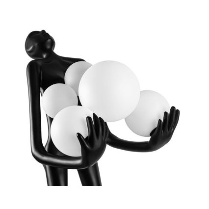 Azzardo AZ4985 - Lattialamppu ATLAS 6xE14/50W/230V 180 cm hartsi