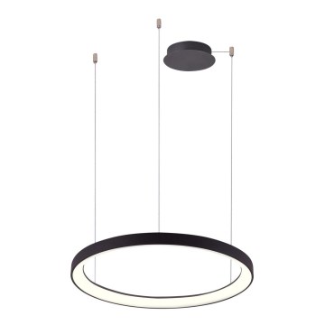 Azzardo AZ5016 -Himmennettävä LED-kattokruunu johdossa AGNES LED/38W/230V halkaisija 48 cm musta