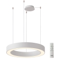 Azzardo AZ5052 - himmennettävä LED-riippuvalaisin MARCO LED/100W/230V valkoinen + kaukosäädin
