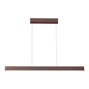 Azzardo AZ5107 - Himmennettävä LED-kattokruunu johdossa OLIVIER LED/50W/230V ruskea