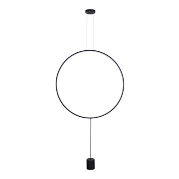 Azzardo AZ5264 - Himmennettävä LED-kattokruunu johdossa CODUTTI LED/28W/230V musta