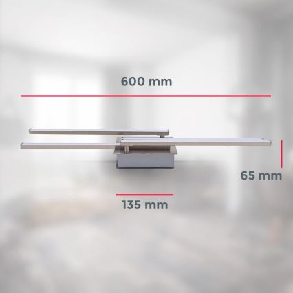 B.K. Licht 1315 - LED-kattovalaisin 4xLED/5W/230V