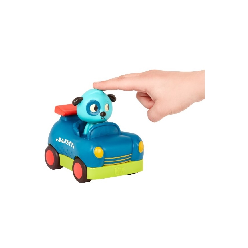 B-Toys - Kaukosäätimellä varustettu auto Koira Woofer 4xAA + 2xAAA