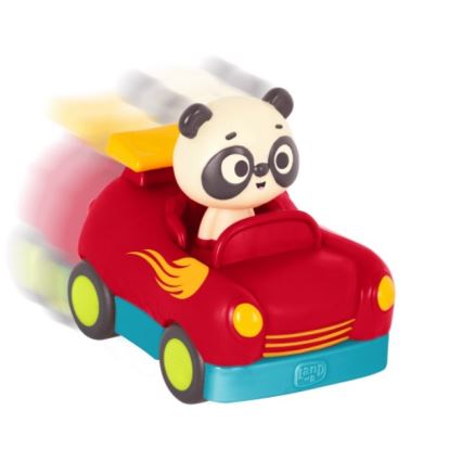 B-Toys - Kaukosäätimellä varustettu auto Panda Bingo 4xAA + 2xAAA