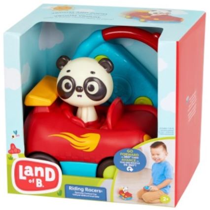 B-Toys - Kaukosäätimellä varustettu auto Panda Bingo 4xAA + 2xAAA
