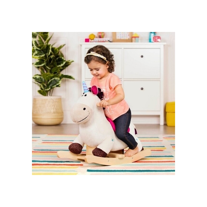 B-Toys - Keinuva yksisarvinen DILLY DALLY poppeli