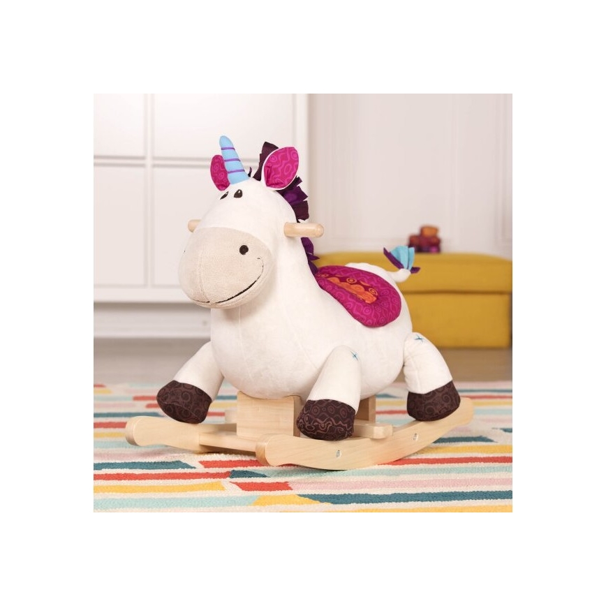 B-Toys - Keinuva yksisarvinen DILLY DALLY poppeli